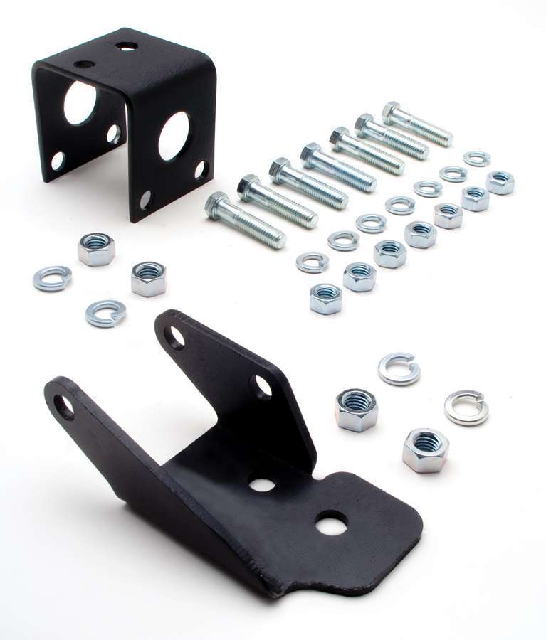 Trans-Dapt Motor Mount Kit - Black - Small Block Mopar - Mopar A-Body 1967-74