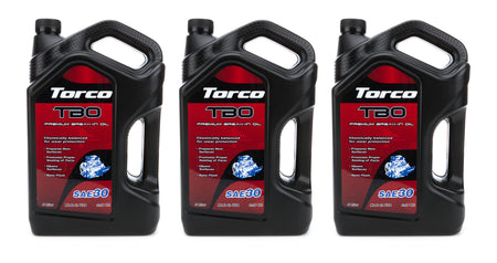 Torco TBO Break-In High Zinc 30W Motor Oil - 5 L Bottle (Case of 3)