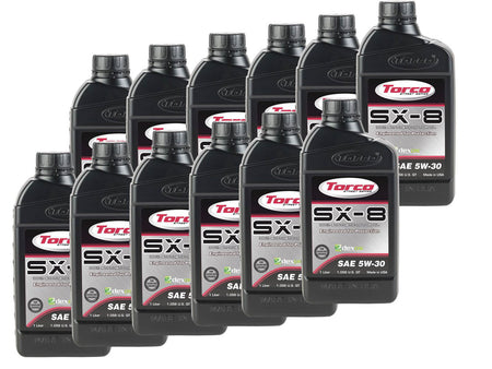 Torco SX-8 5W30 Dexos1 Synthetic Motor Oil - 1 L Bottle (Case of 12)