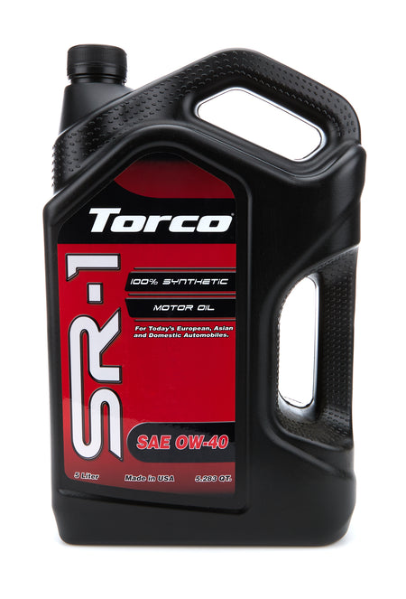 Torco SR-1 0W40 Synthetic Motor Oil - 5 L Bottle