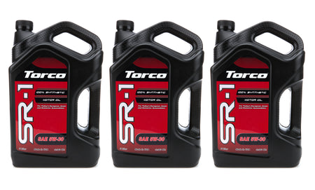 Torco SR-1 5W30 Synthetic Motor Oil - 5 L Bottle (Case of 3)
