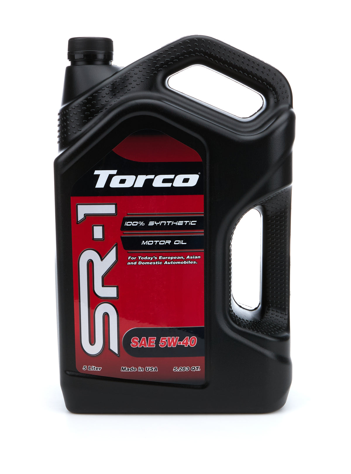 Torco SR-1 5W40 Synthetic Motor Oil - 5 L Bottle