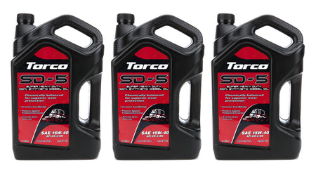 Torco SD-5 15W40 Synthetic Motor Oil - 5 L Jug (Case of 3)