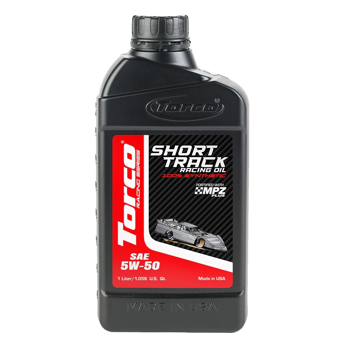 Torco Short Track Racing Oil 5W50 Synthetic Motor Oil - 1 L Bottle (Case of 12)