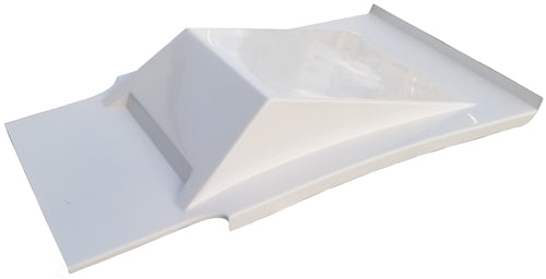 Triple X 5-Series Center Hood Panel - White - Triple X Sprint Car