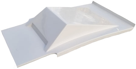 Triple X 5-Series Center Hood Panel - White - Triple X Sprint Car