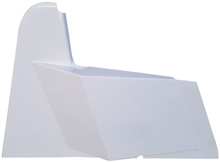 Triple X 5-Series Passenger Side Fiberglass Arm Guard - White - Triple X Sprint Car