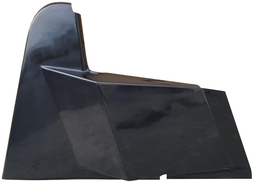 Triple X 5-Series Passenger Side Fiberglass Arm Guard - Black - Triple X Sprint Car