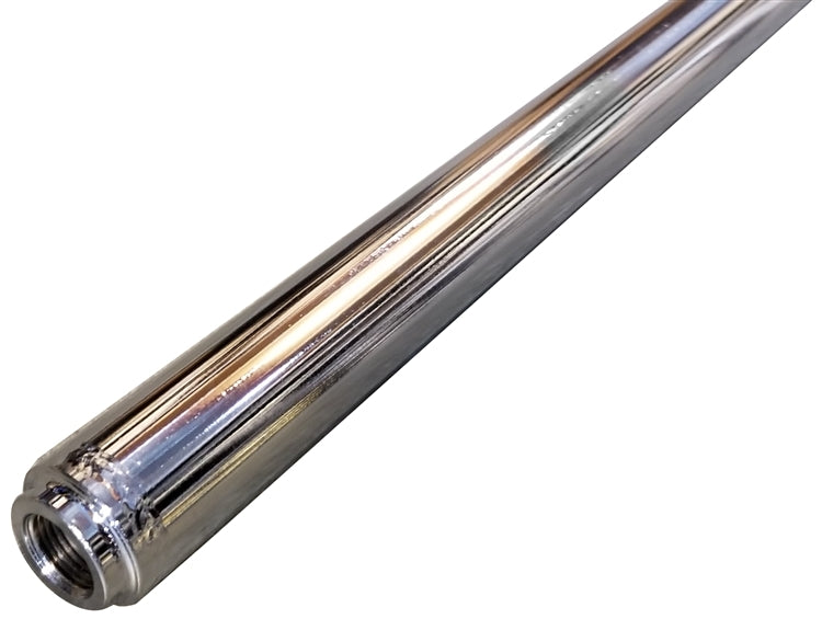 Triple X Steel Suspension Tube - 1 in OD - 23 in Long - 5/8-18 in Female Thread - Chrome