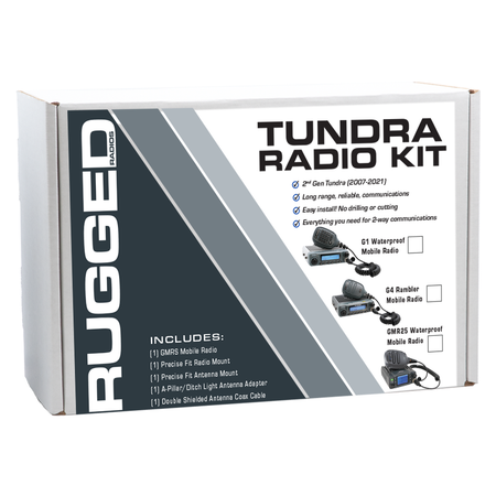 Rugged Radios Toyota Tundra Two-Way GMRS Mobile Radio Kit - Rambler G4 TK1-G4