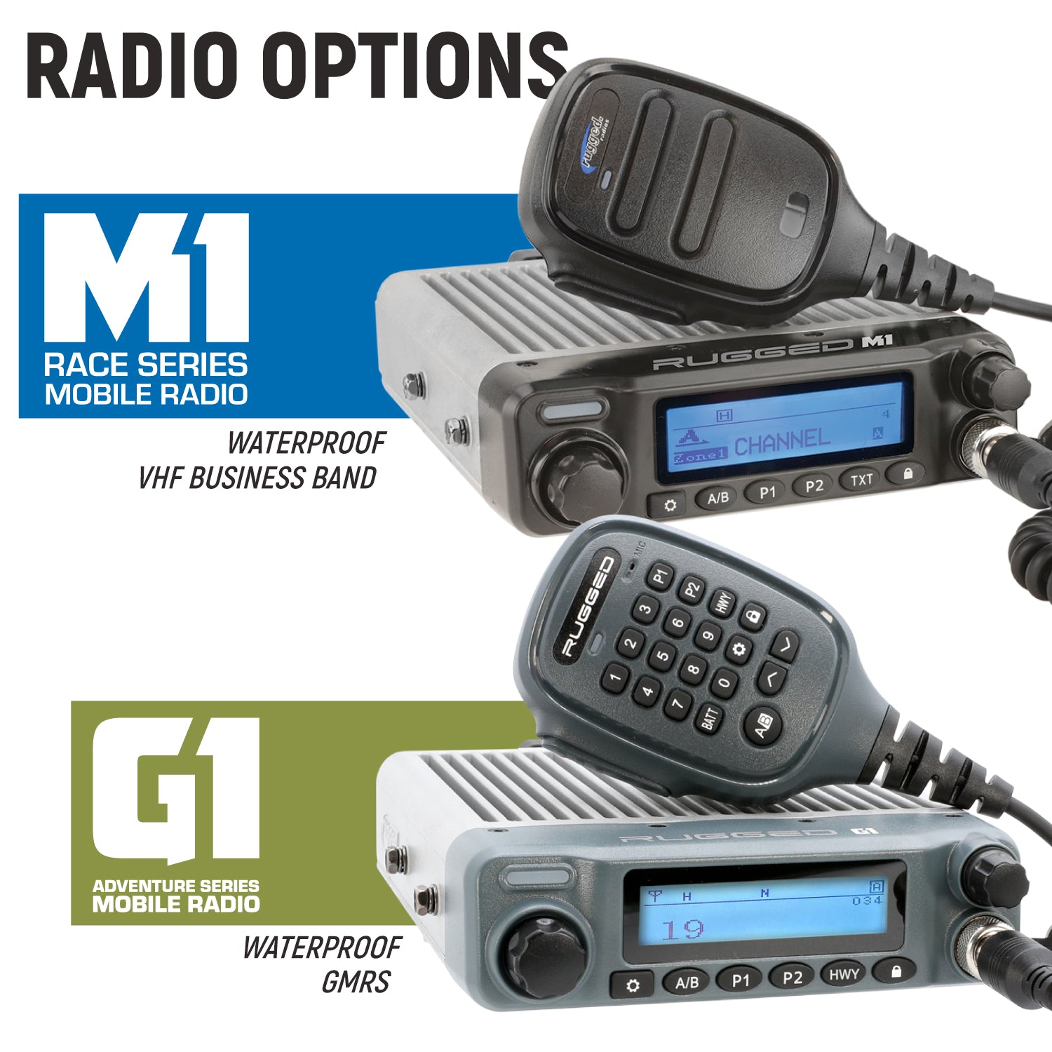 Rugged Radios Complete Master Communication Kit /w RRP364-BTC - M1 VHF Business Band MCK-364-2P-M1