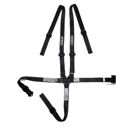 Ultra Shield Armor 5-Point Latch & Link Harness - Pull Down / LH Ratchet Adjust - Wrap Around - Black