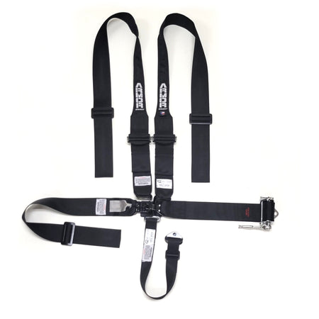 Ultra Shield Armor Series 5 Point Latch & Link Harness - Pull Down Adjust - Bolt-In/Wrap Around - Black