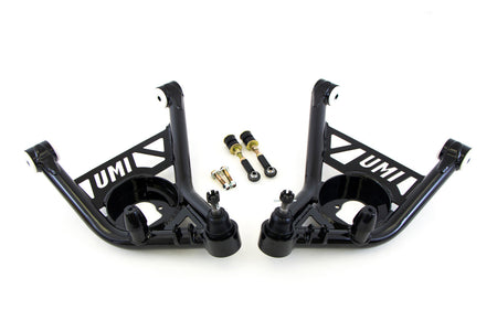 UMI Performance Lower Control Arm Kit - Front - Plastic Bushings - Black - GM F-Body 1970-81 (Pair)