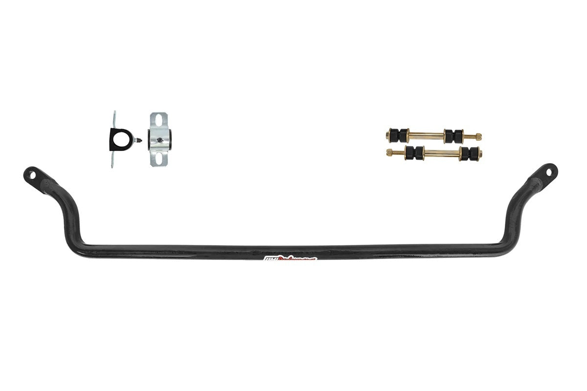 UMI Performance Front Sway Bar - 1.125 in Diameter - Chromoly - Black - GM B-Body 1965-70