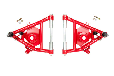 UMI Performance Street Performance Front Lower Control Arm Kit - Red - GM Fullsize Truck 1971-87 (Pair)