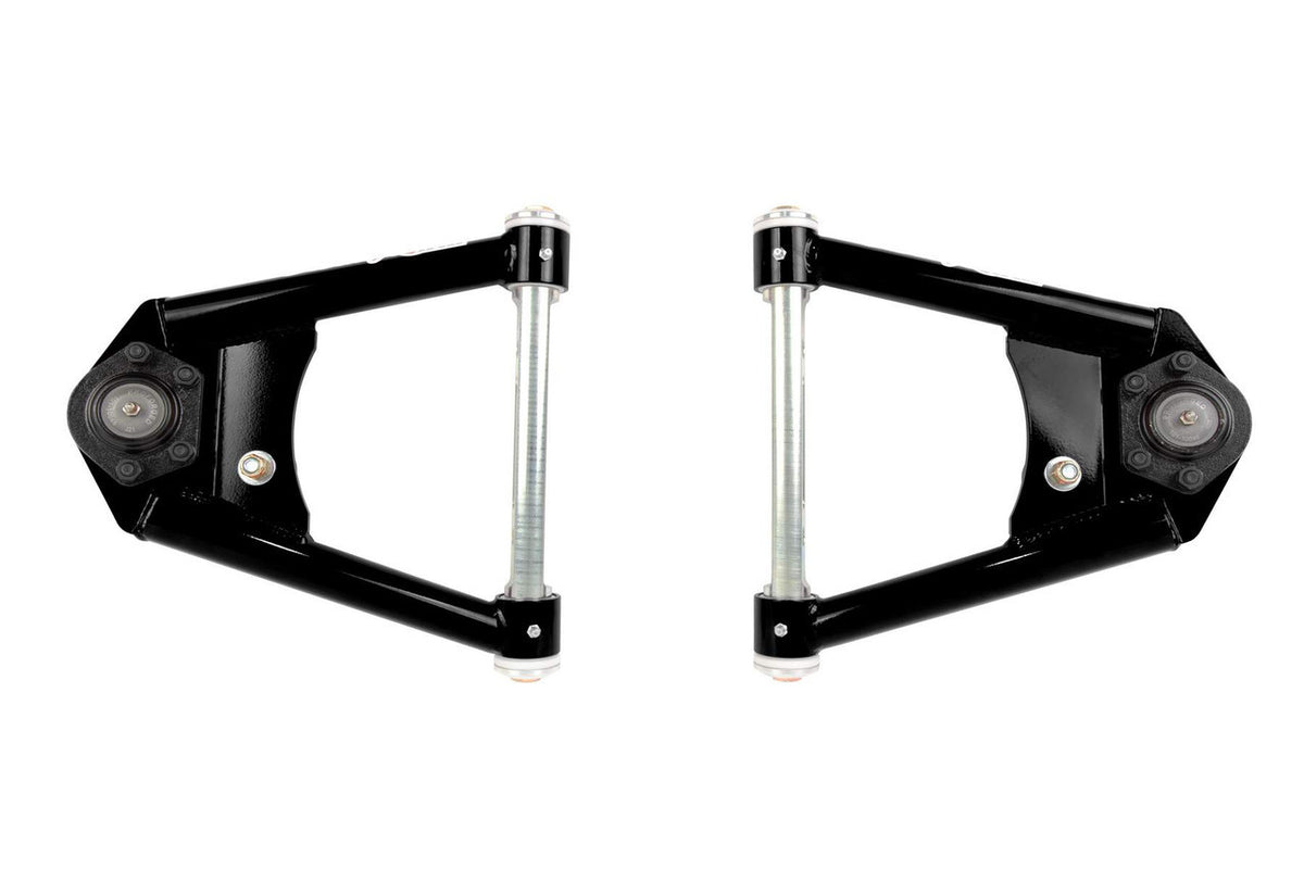 UMI Performance Street Performance Front Upper Control Arm Kit - Black - GM Fullsize Truck 1973-87 (Pair)