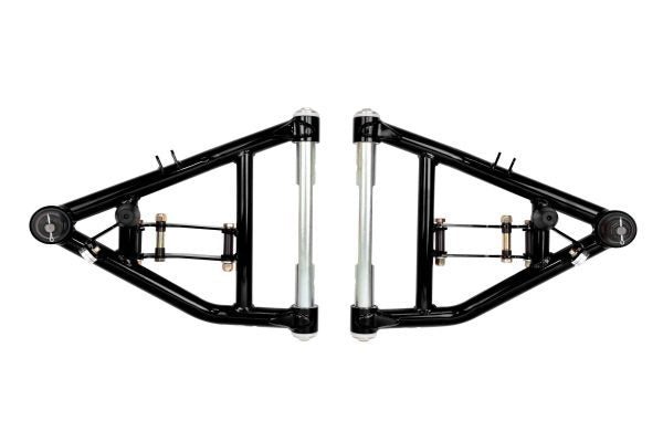 UMI Performance Cornermax Front Lower Control Arm Kit - Black - GM Fullsize Truck 1963-72