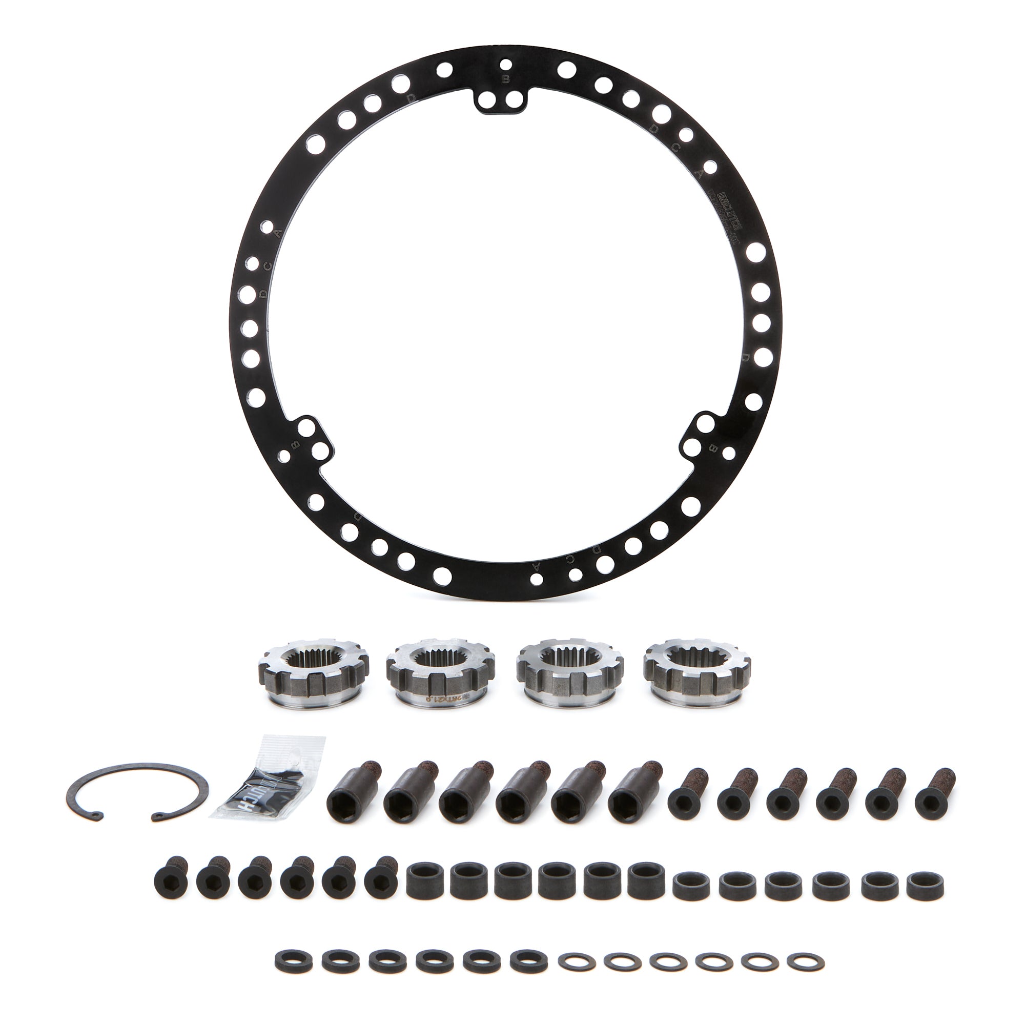 UniClutch 195mm / 8 in Clutch Vehicle Fitment Kit - Fits 22.1 x 28T / 25.0 x 14T / 21.9 x 26T