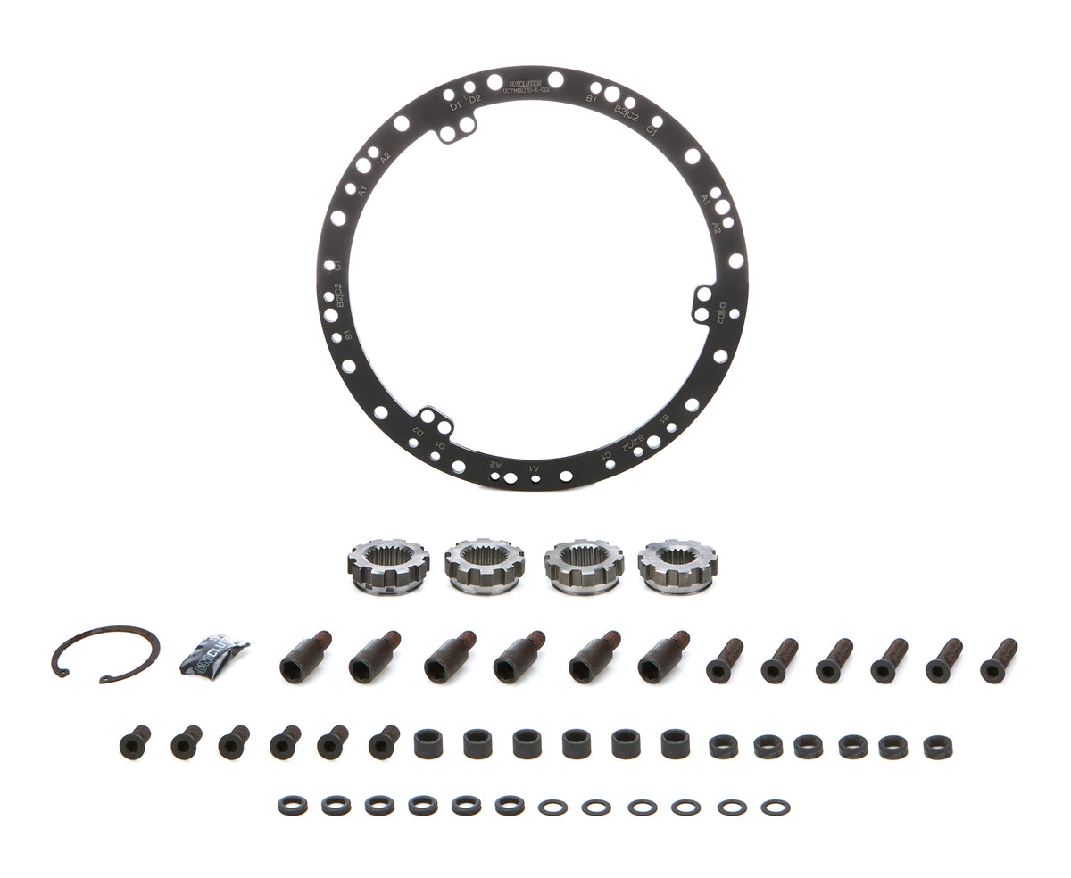 UniClutch 195mm / 8 in Clutch Vehicle Fitment Kit - Fits 25.2 x 24T / 26.0 x 24T / 20.5 x 18T