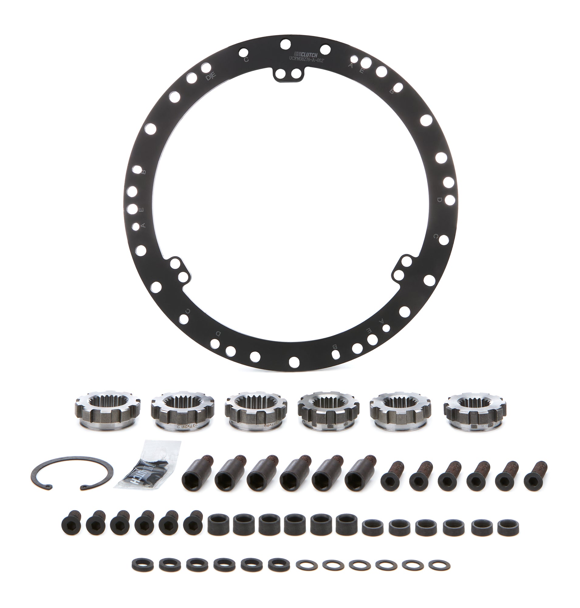 UniClutch 195mm / 8 in Clutch Vehicle Fitment Kit - Fits 26.2 x 29T / 22.5 x 20T / 29.0 x 21T / 23.8 x 21T / 24.3 x 21T / 26.0 x 24T