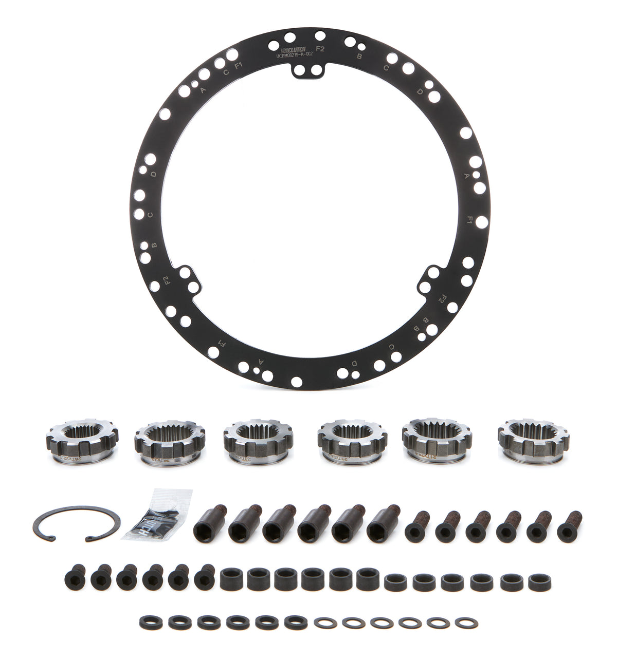 UniClutch 195mm / 8 in Clutch Vehicle Fitment Kit - Fits 29.0 x 26T / 26.2 x 23T / 29.0 x 21T / 22.1 x 28T / 24.3 x 23T / 29.8 x 21T