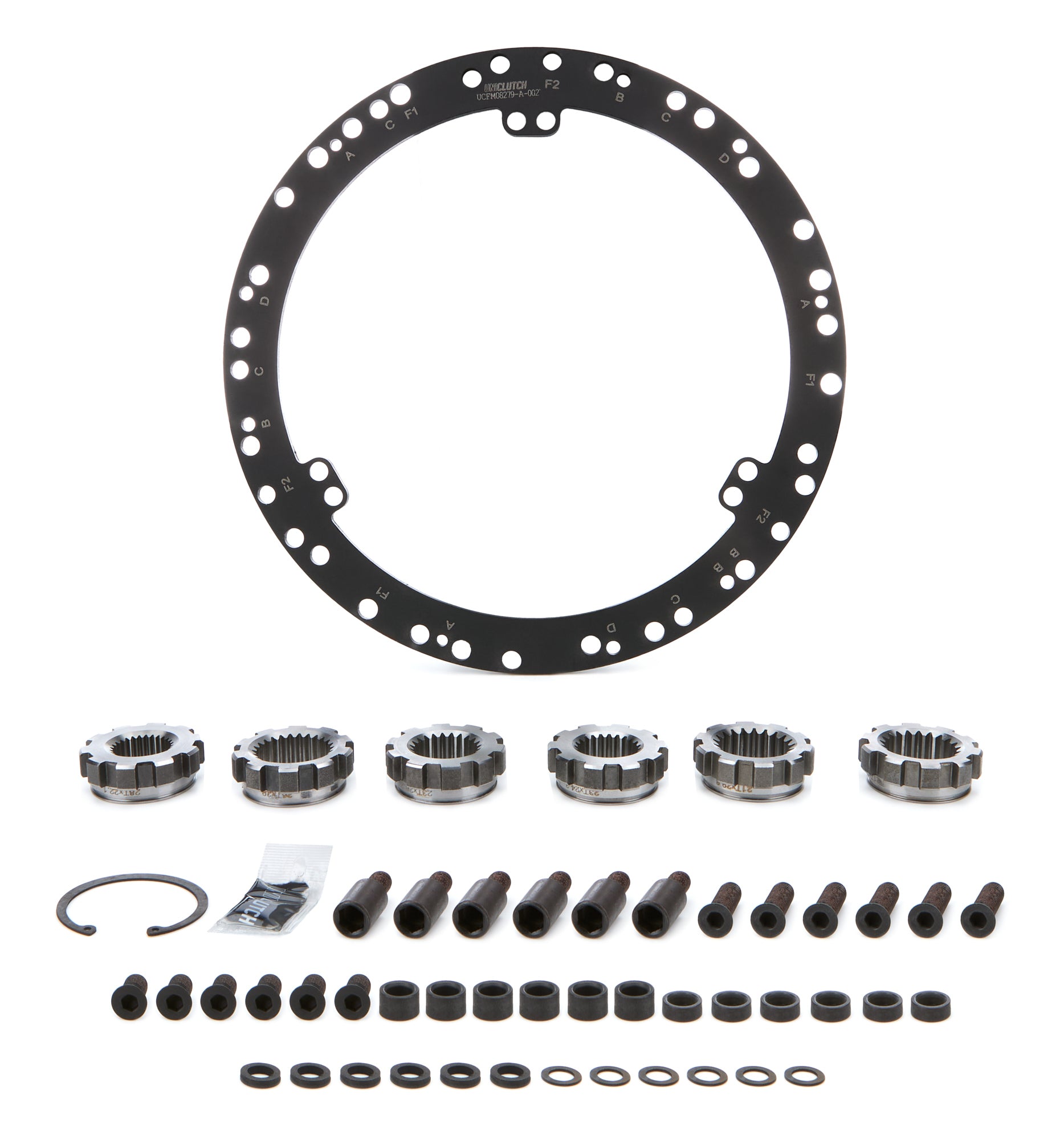 UniClutch 195mm / 8 in Clutch Vehicle Fitment Kit - Fits 29.0 x 26T / 26.2 x 23T / 29.0 x 21T / 22.1 x 28T / 24.3 x 23T / 29.8 x 21T