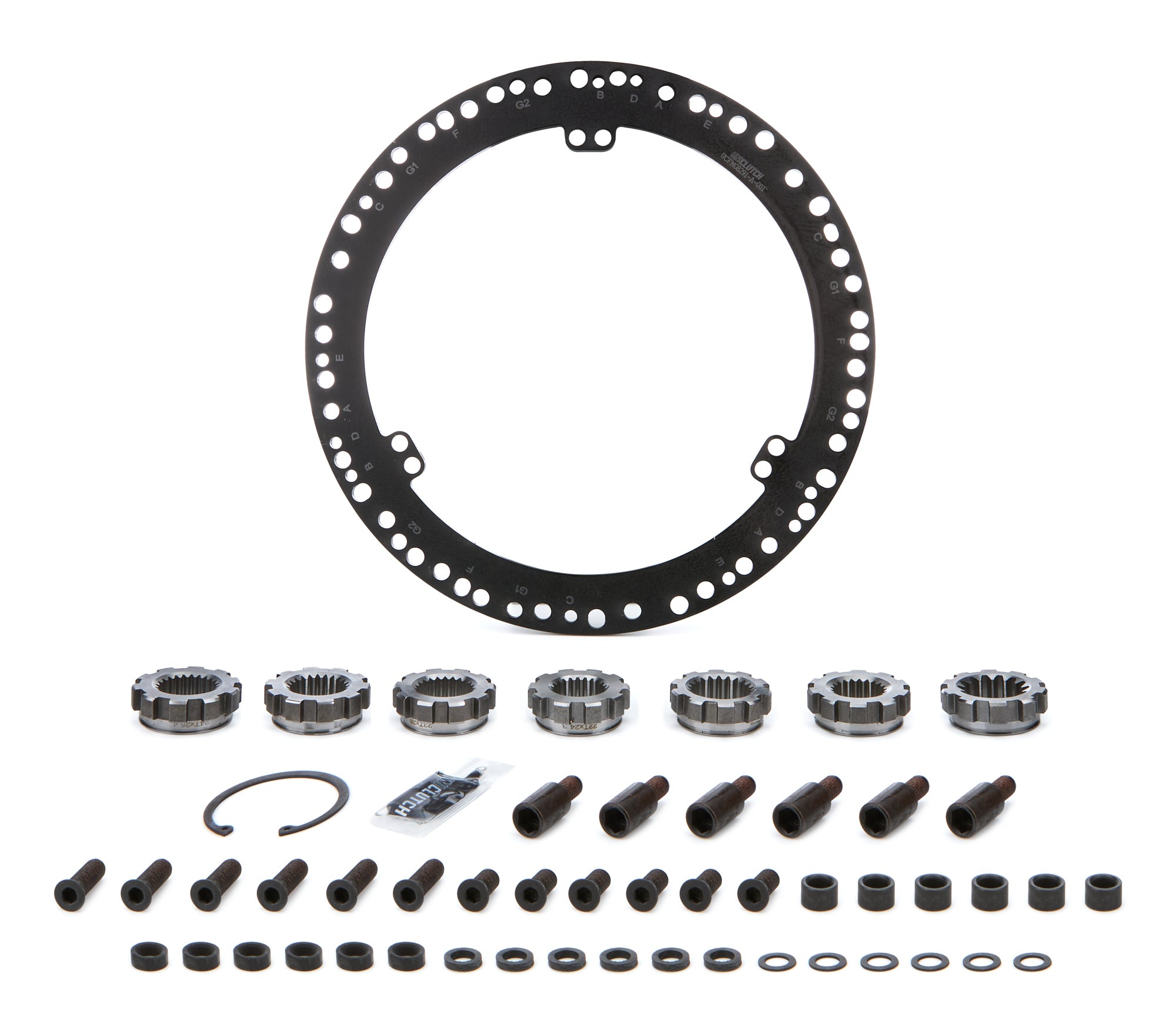 UniClutch 195mm / 8 in Clutch Vehicle Fitment Kit - Fits 26.0 x 23T / 25.4 x 24T / 29.0 x 21T / 24.3 x 22T / 24.3 x 21T / 29.3 x 14T