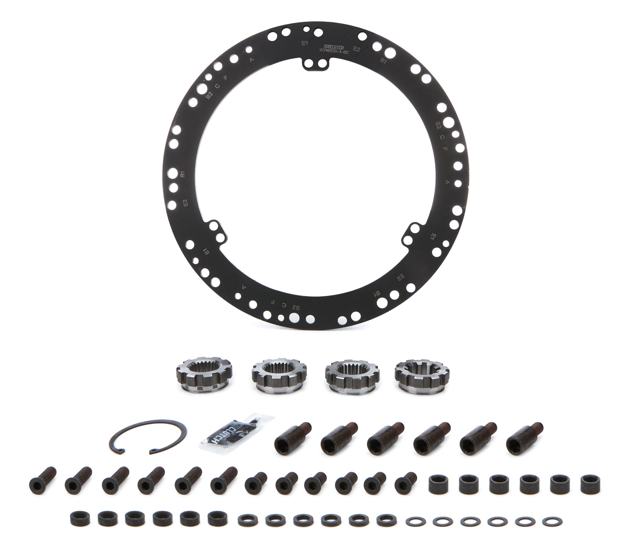 UniClutch 195mm / 8 in Clutch Vehicle Fitment Kit - Fits 26.2 x 23T / 25.4 x 24T / 25.2 x 24T / 29.0 x 10T