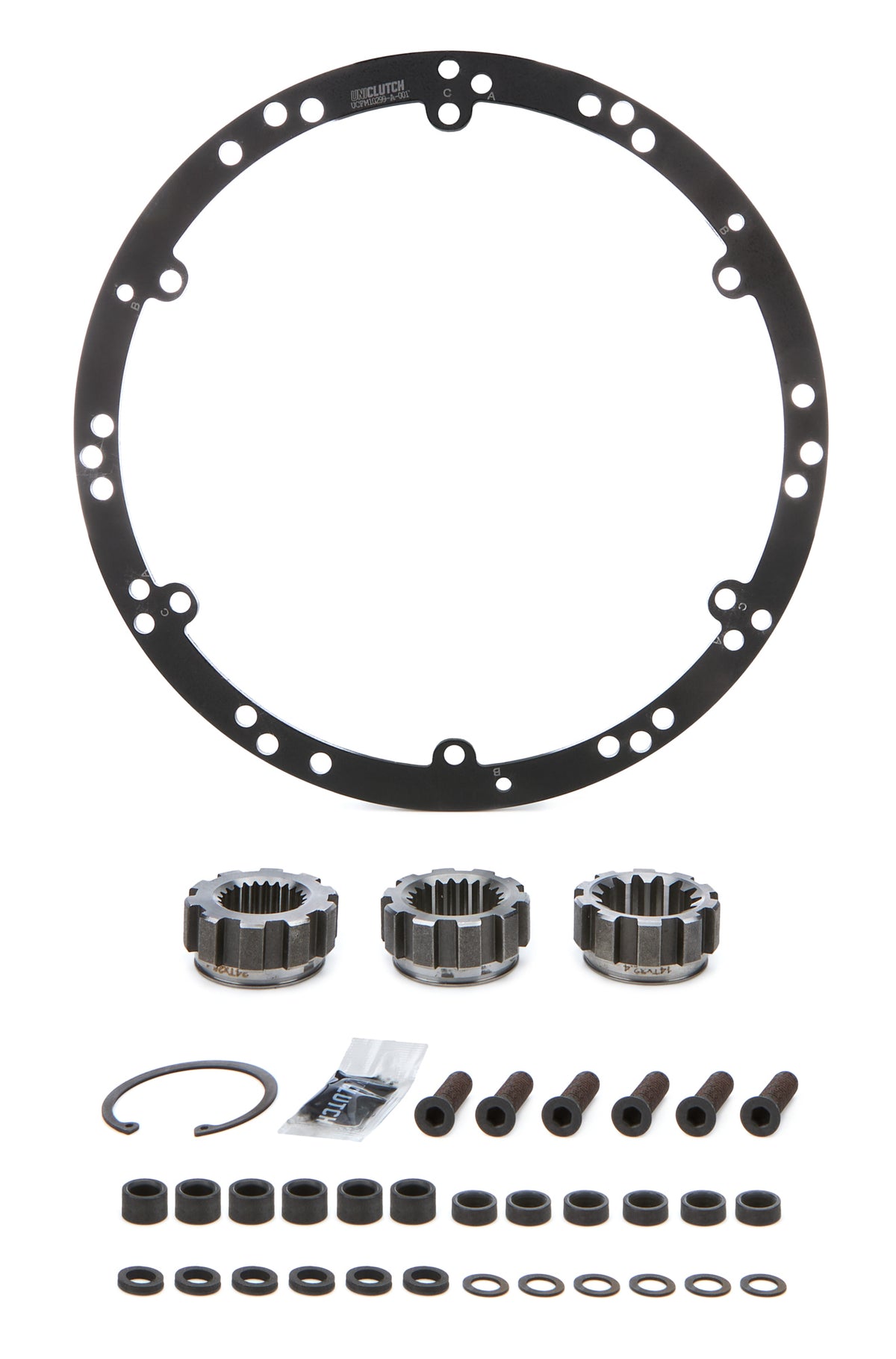 UniClutch 240mm / 10 in Clutch Vehicle Fitment Kit - Fits 29.0 x 21T / 32.4 x 14T