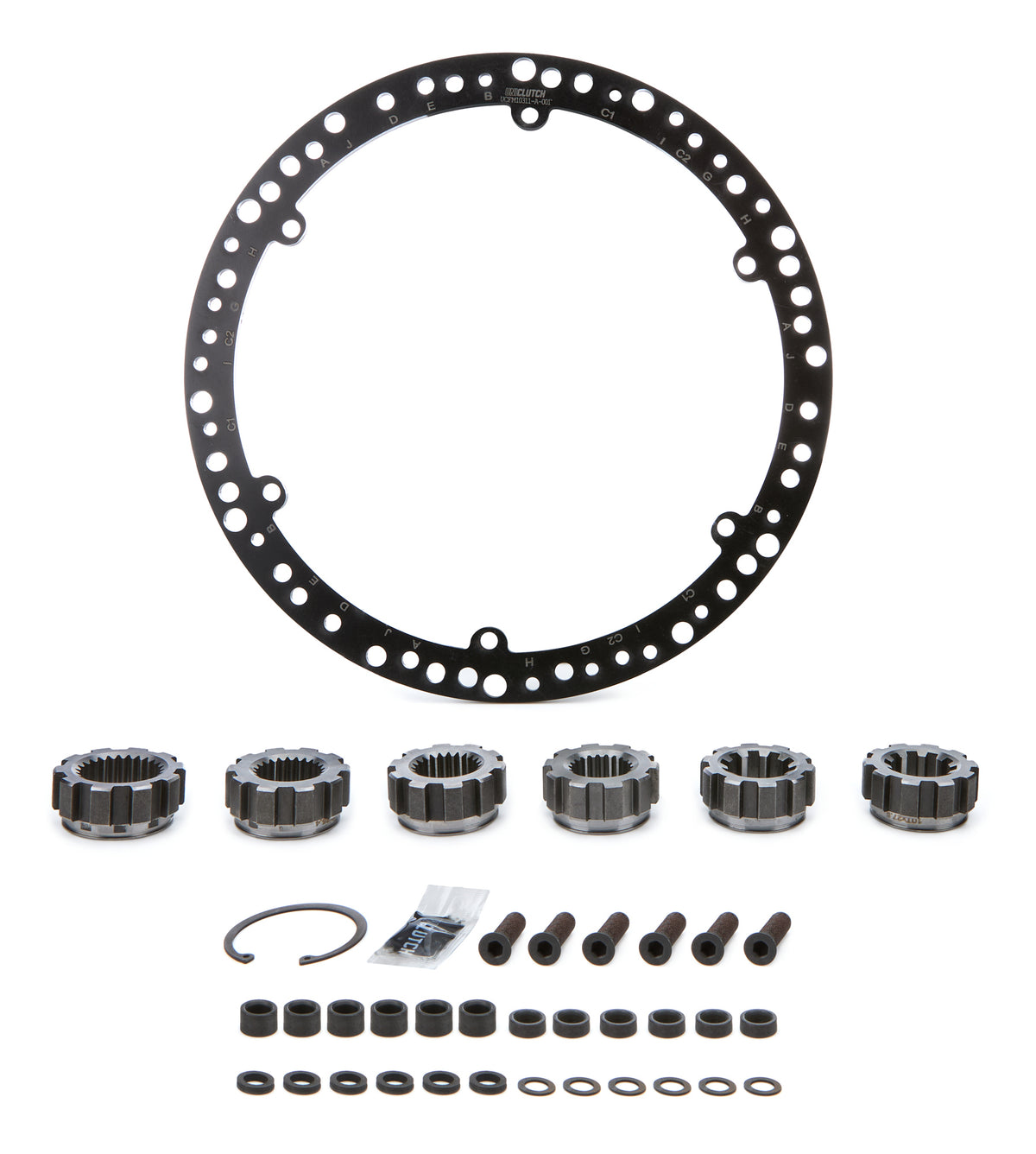 UniClutch 240mm / 10 in Clutch Vehicle Fitment Kit - Fits 29.0 x 26T / 26.25 x 23T / 27.5 x 10T / 25.4 x 24T / 24.3 x 22T