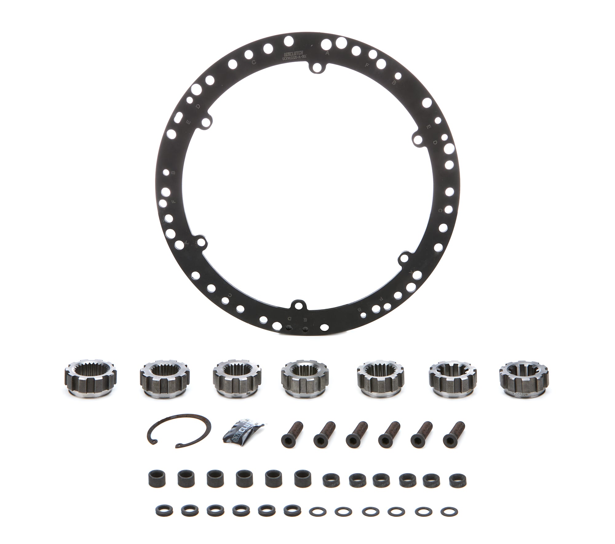 UniClutch 240mm / 10 in Clutch Vehicle Fitment Kit - Fits 29.0 x 26T / 26.25 x 23T / 27.5 x 10T / 25.4 x 24T / 29.0 x 21T / 24.3 x 22T