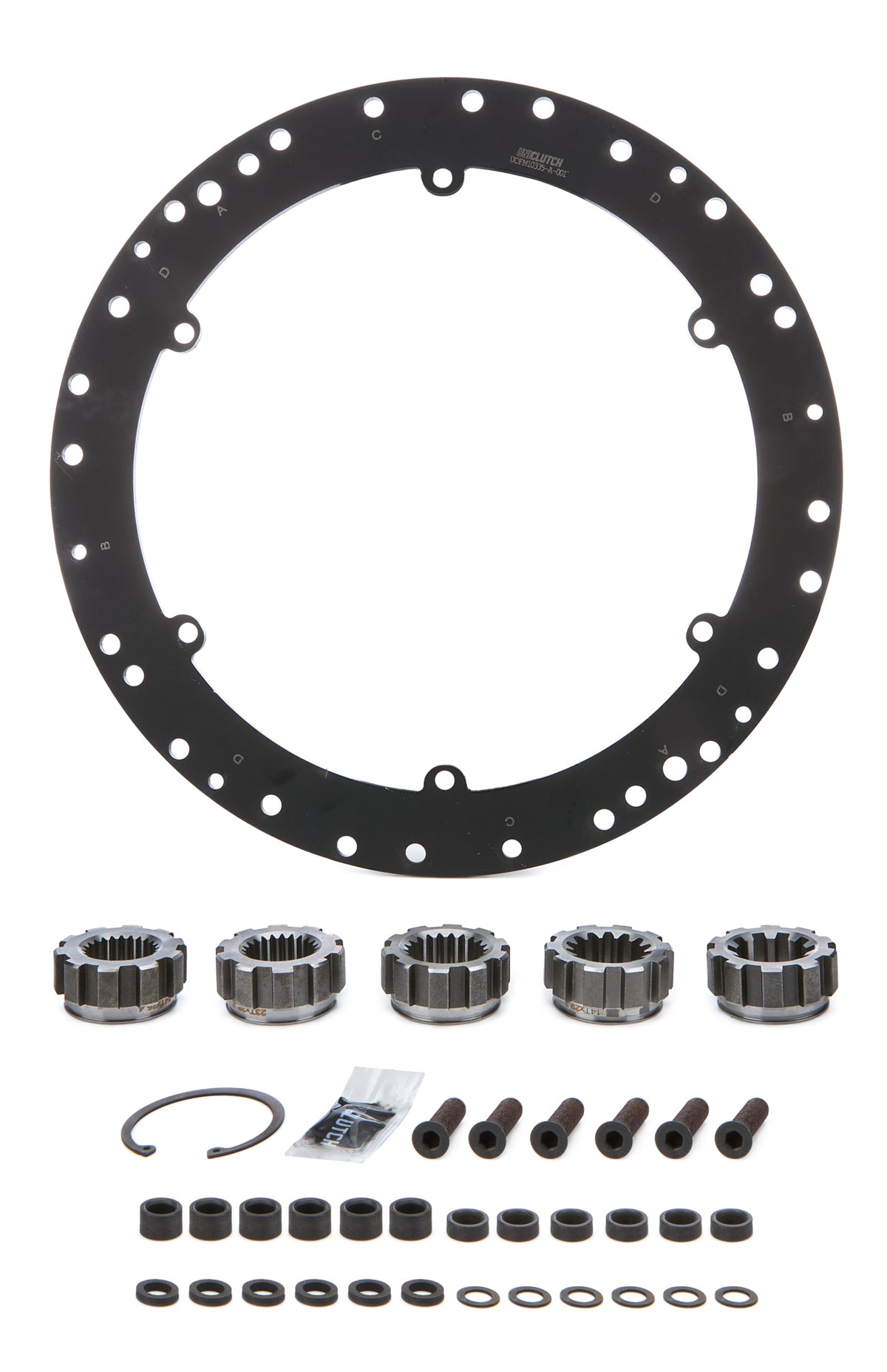 UniClutch 240mm / 10 in Clutch Vehicle Fitment Kit - Fits 26.25 x 23T / 25.4 x 24T / 29.0 x 21T / 29.3 x 14T