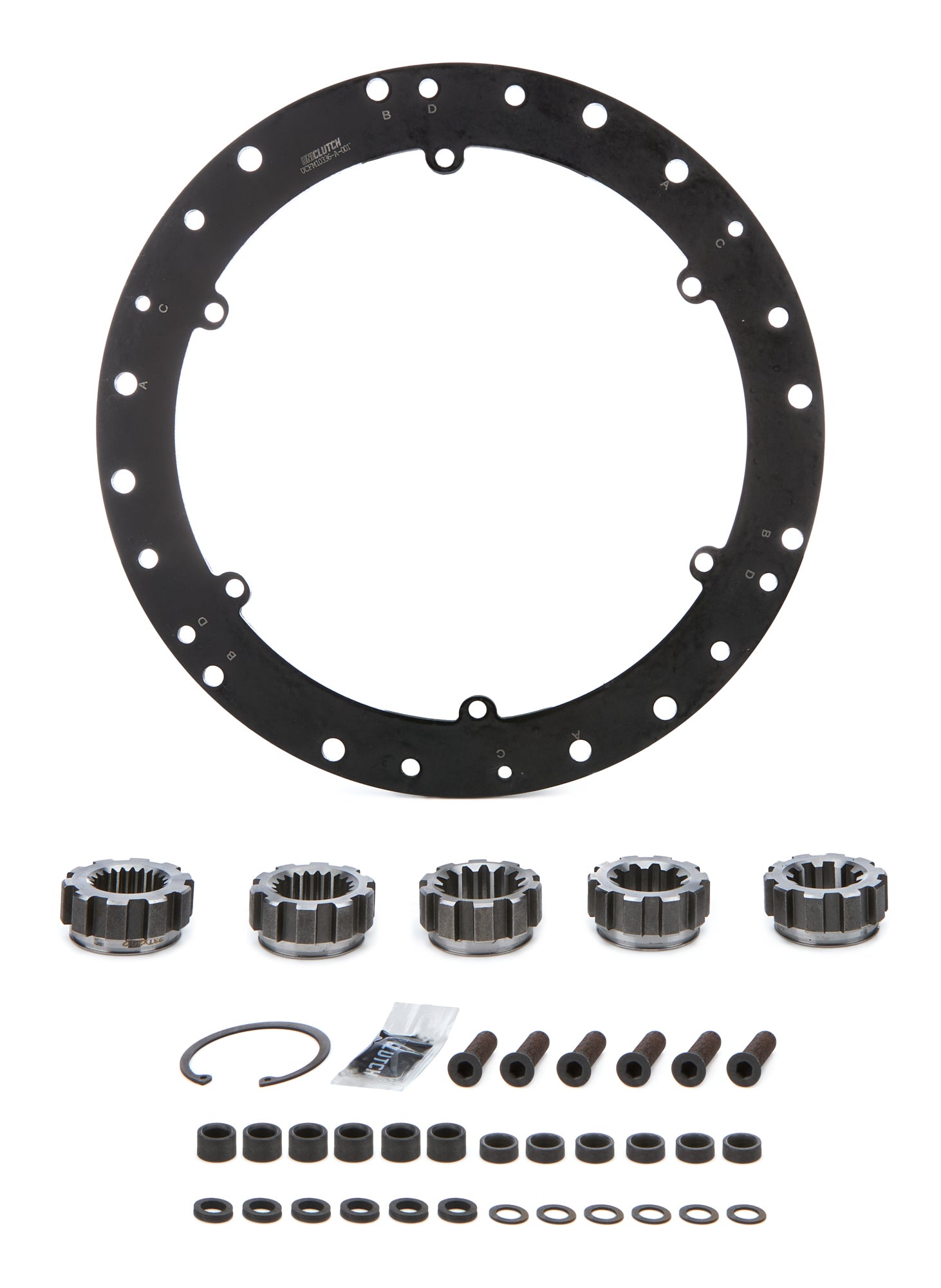 UniClutch 240mm / 10 in Clutch Vehicle Fitment Kit - Fits 29.0 x 26T / 26.2 x 23T / 27.5 x 10T / 28.0 x 10T / 29.0 x 21T / 32.4 x 14T