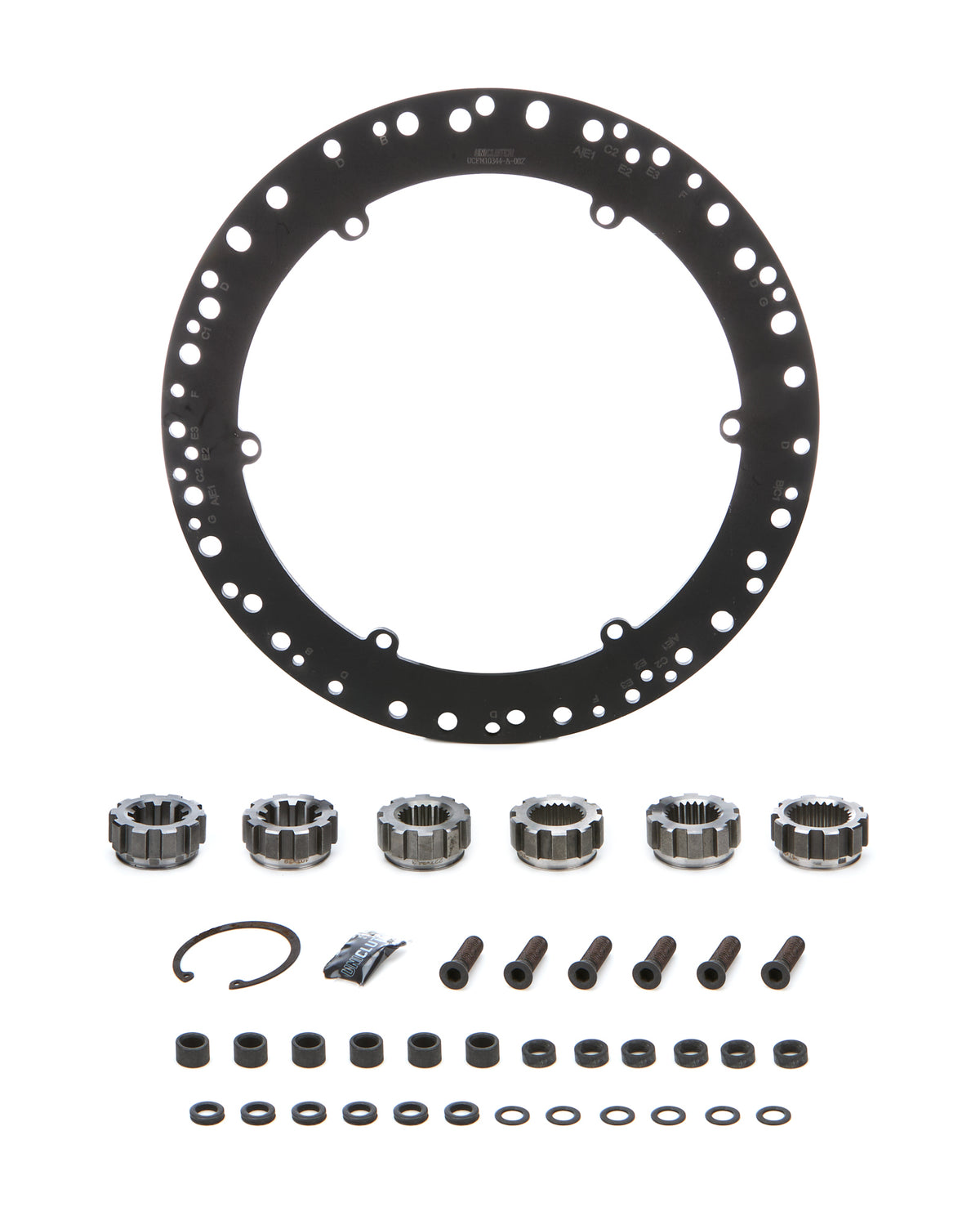 UniClutch 240mm / 10 in Clutch Vehicle Fitment Kit - Fits 25.4 x 24T / 32.4 x 14T / 30.0 x 16T / 31.75 x 10T UCFK10344-A-002