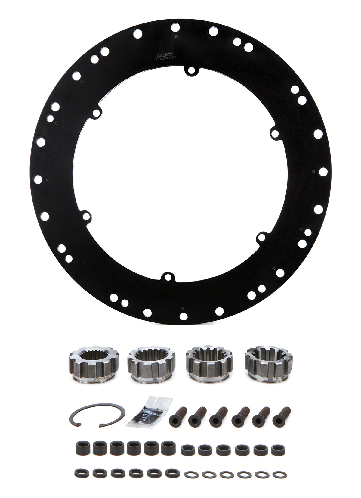 UniClutch 240mm / 10 in Clutch Vehicle Fitment Kit - Fits 25.4 x 24T / 32.4 x 14T / 30.0 x 16T / 31.75 x 10T UCFK10370-A-002