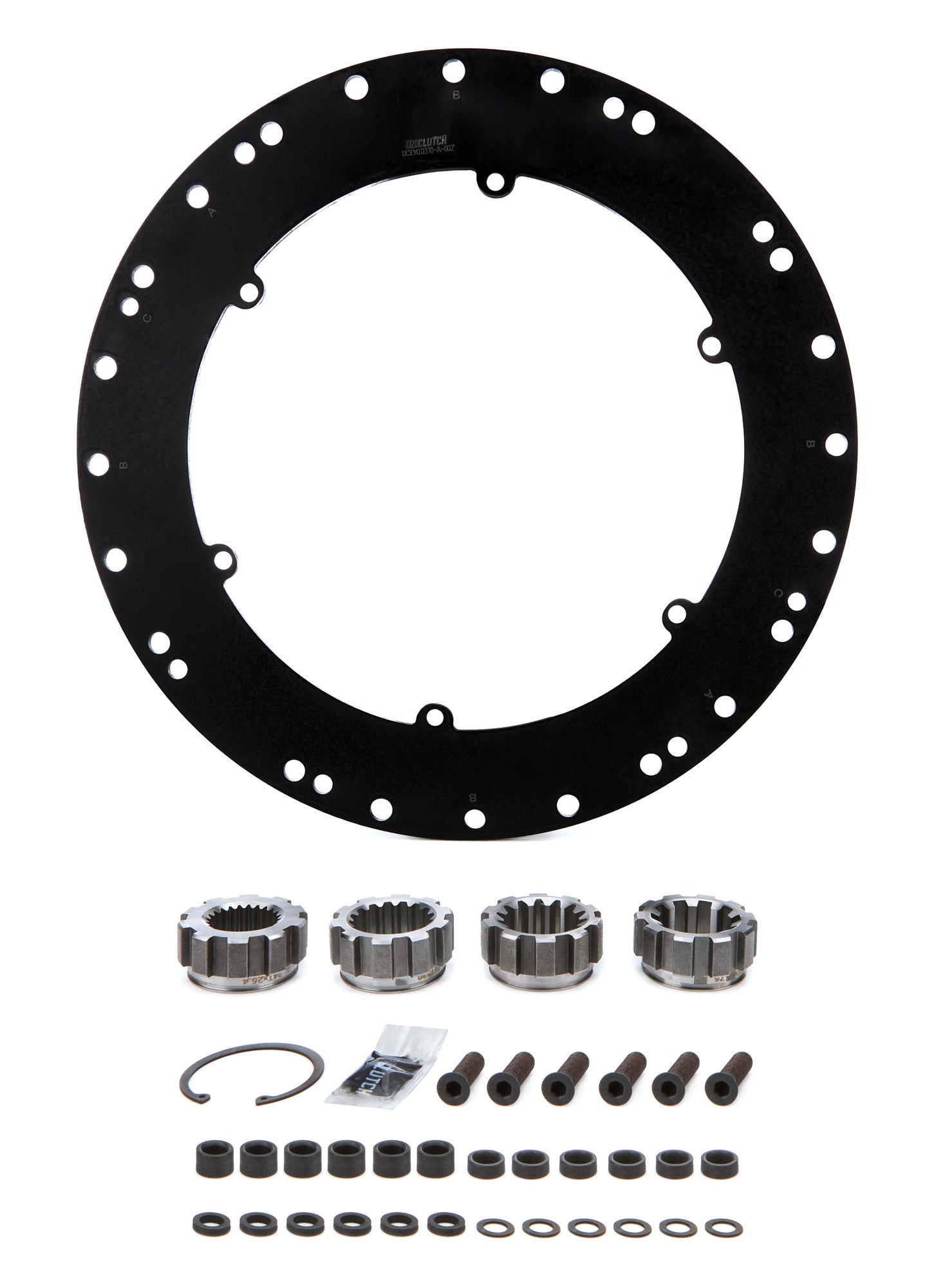 UniClutch 240mm / 10 in Clutch Vehicle Fitment Kit - Fits 25.4 x 24T / 32.4 x 14T / 30.0 x 16T / 31.75 x 10T UCFK10370-A-002