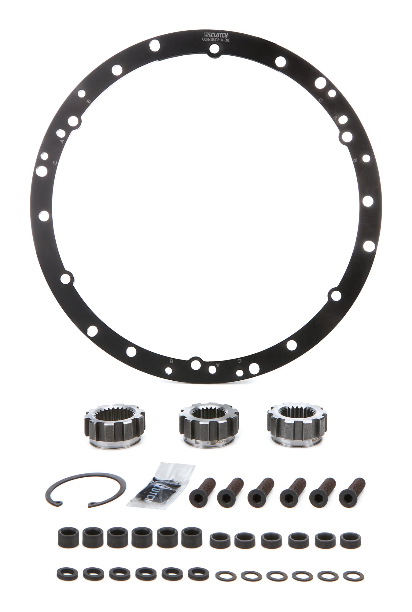 UniClutch 240mm / 10 in Clutch Vehicle Fitment Kit - Fits 29.0 x 26T / 26.25 x 23T / 25.4 x 24T