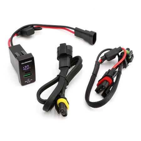 Rugged Radios USB Rocker Switch Hub Kit for UTV Pulse Bars SW-RS-USB-POL