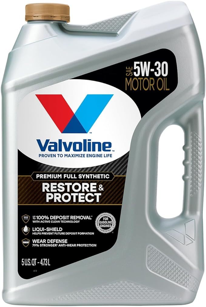 Valvoline Restore and Protect 0W20 Synthetic Motor Oil - 5 Gallon Jug