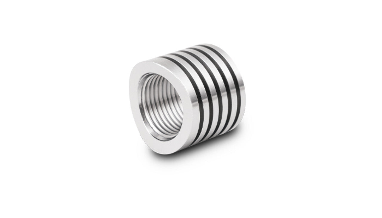 Vibrant Performance Oxygen Sensor Bung - Weld-On - 18 mm x 1.5 in Female Thread - Stainless