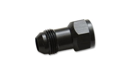 Vibrant Performance Straight 6 AN Female to 6 AN Male 1 in Long Fitting - Black