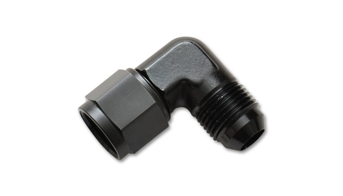 Vibrant Performance 90 Degree 12 AN Female Swivel to 12 AN Male Fitting - Black