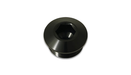 Vibrant Performance Aluminum 10 AN Allen Head O-Ring Plug - Black