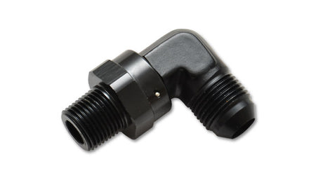 Vibrant Performance 90 Degree 10 AN Male to 1/2 in NPT Male Swivel Fitting - Black