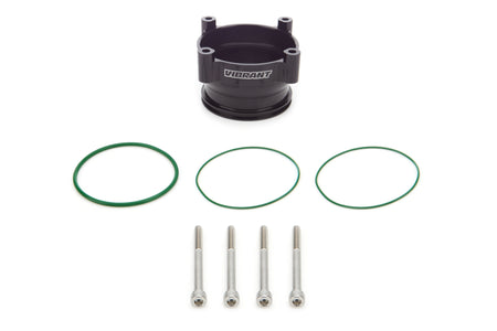 Vibrant Performance 74 mm Throttle Body Adapter - 3 in Clamp - Black - Bosch Throttle Body