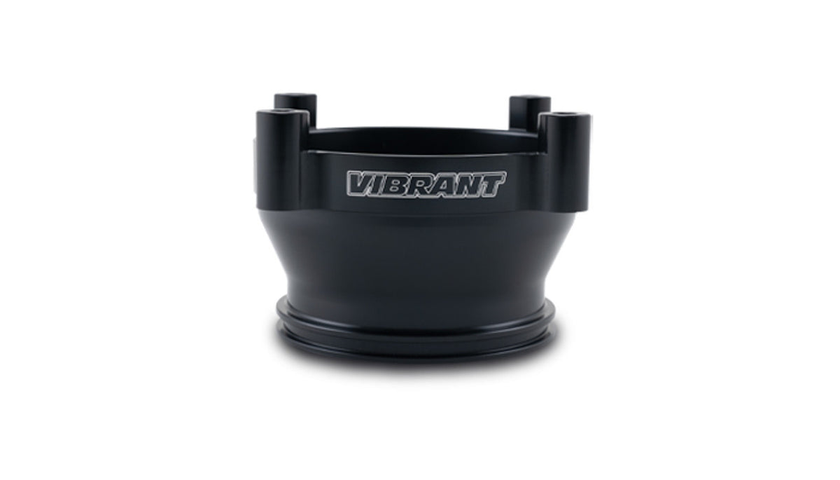 Vibrant Performance 82 mm Throttle Body Adapter - 3 in Clamp - Black - Bosch Throttle Body
