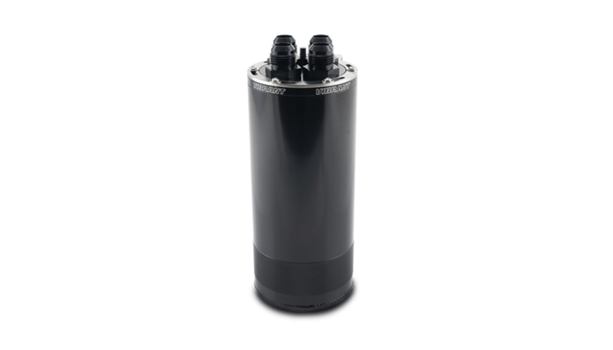 Vibrant Performance Gen3 Recovery Tank - 10.47 in Tall - 10 AN Male Inlets / Outlets - Aluminum