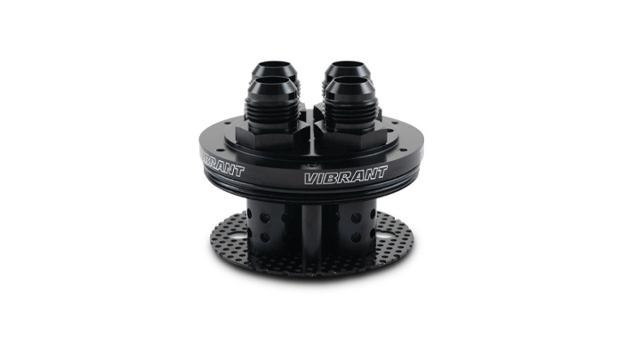 Vibrant Performance 4-Port Catch Can Lid - 12 AN Ports