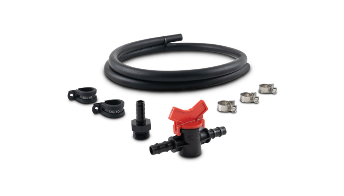 Vibrant Performance Ball Valve Catch Can Drain Kit